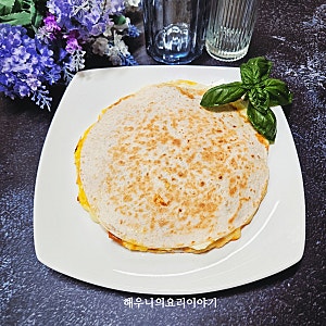 또띠아 피자 만들기 레시피, 김신영 다이어트할 때 피자를 이렇게 먹네!
