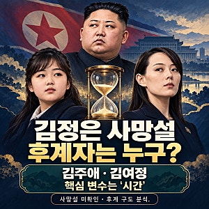 김정은 사망설, 후계자는 김주애일까 김여정일까? 핵심은 ‘시간’에 있다