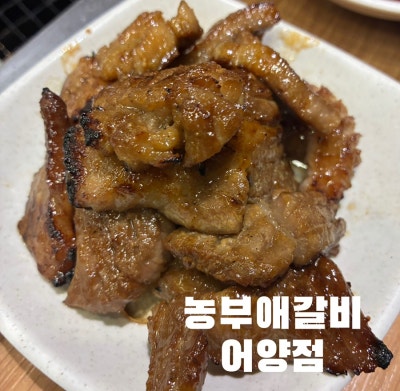 익산 어양동 고깃집 농부애갈비, 생각보다 놀랐던 이유