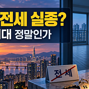 서울 부동산 ‘전세 실종’ 월세 시대 정말인가?