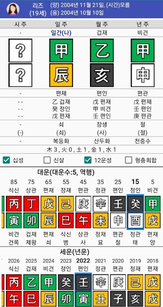 아이브 리즈 사주