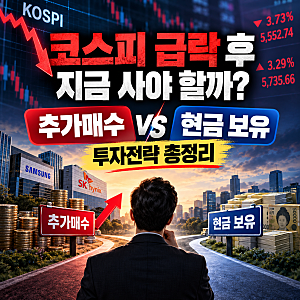코스피 급락 원인과 전망, 지금 주식 추가매수해도 될까