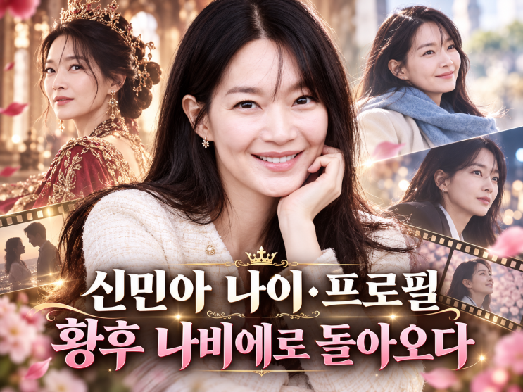 <b>신민아 나이</b> 프로필 출연작, 재혼 황후 나비에로 돌아온 근황