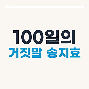 100일의 거짓말 송지효, 박진영 양어머니 배역과 나이 차이