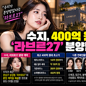 수지가 분양받았다는 삼성동 주택, 단 27가구만 들어서는 이유