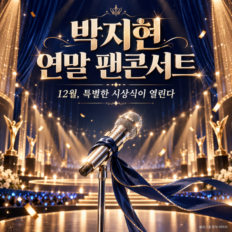 박지현 2026 연말 팬콘서트, 이번엔 시상식? 공연 일정·티켓 가격·예매 꿀팁 총정리