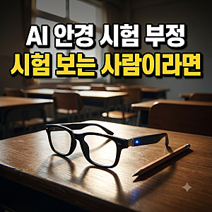ai 안경 시험 부정 송치, 자격증 시험 커닝과 ai 안경 수능 대책