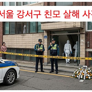 "제가 어머니를..." 아침 8시 자진 신고한 딸, 서울 강서구 친모 살해 사건 전말
