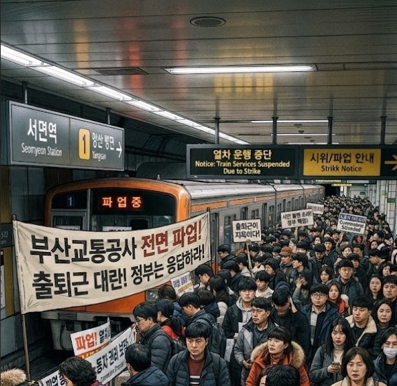 <b>부산 지하철</b> 7년 만에 멈추나? 23일 파업 예고…출퇴근길 시민들 비....