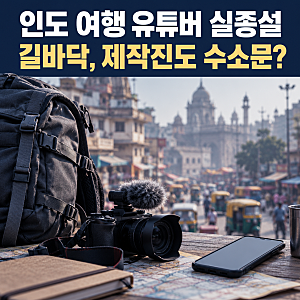 인도 여행 유튜버 실종…사라진 길바닥 근황에 ‘궁금한 이야기 Y’ 본인·지인 연락 요청