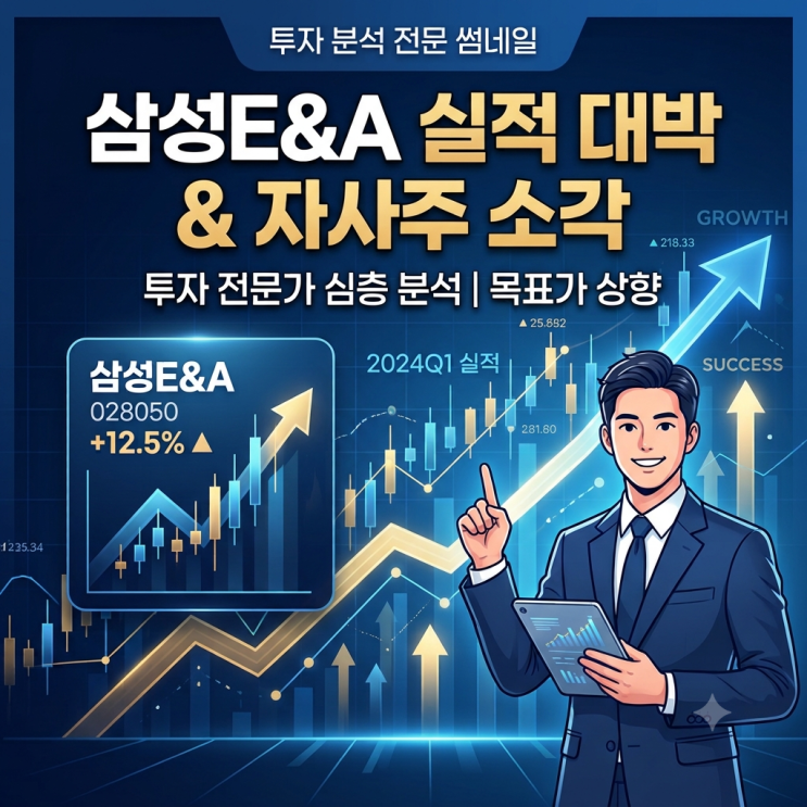 <b>삼성E&A</b> 6,900억 자사주 소각! 투자 포인트와 유의점