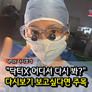 "넷플릭스에 없다고 생각했다면?" 닥터X 다시보기 OTT 어디서 볼까?
