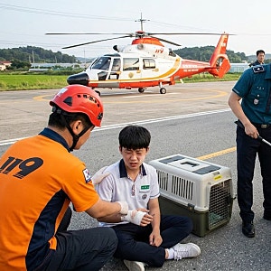 경찰 코브라 중학생