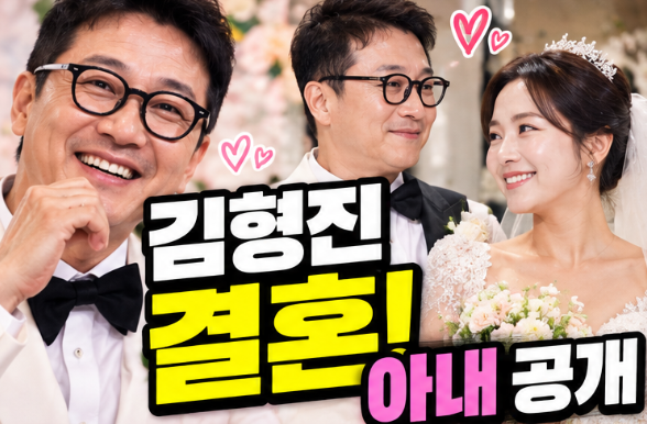 <b>김형진 결혼</b> 아내 최초 <b>공개</b>! 58세 늦깎이 신랑, 미모의 <b>신부</b> 누구?