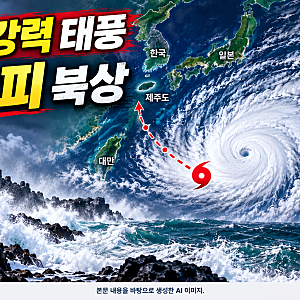 초강력 태풍 참피 북상｜10월 25~26일 제주 접근 가능성, 한반도 영향은?