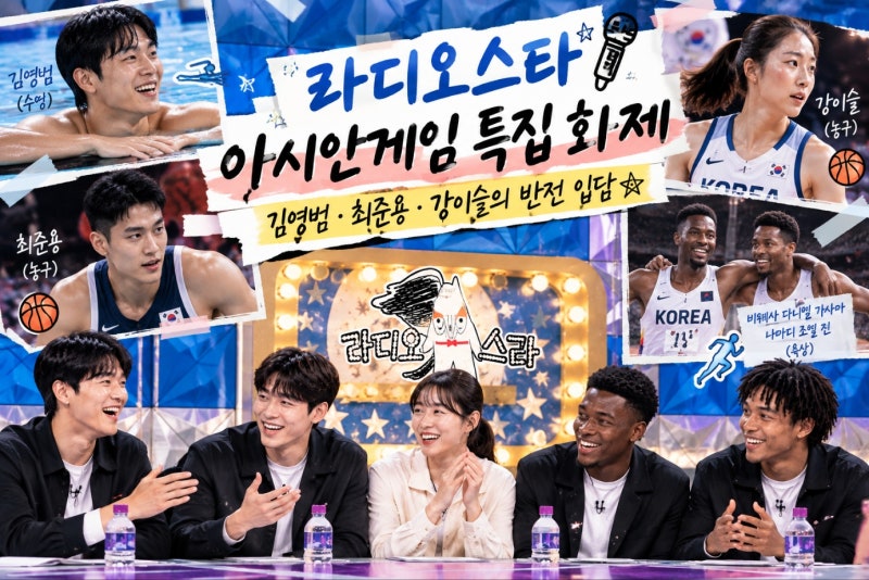 라디오스타 아시안게임 특집 화제｜김영범·최준용·강이슬의 반전 입담