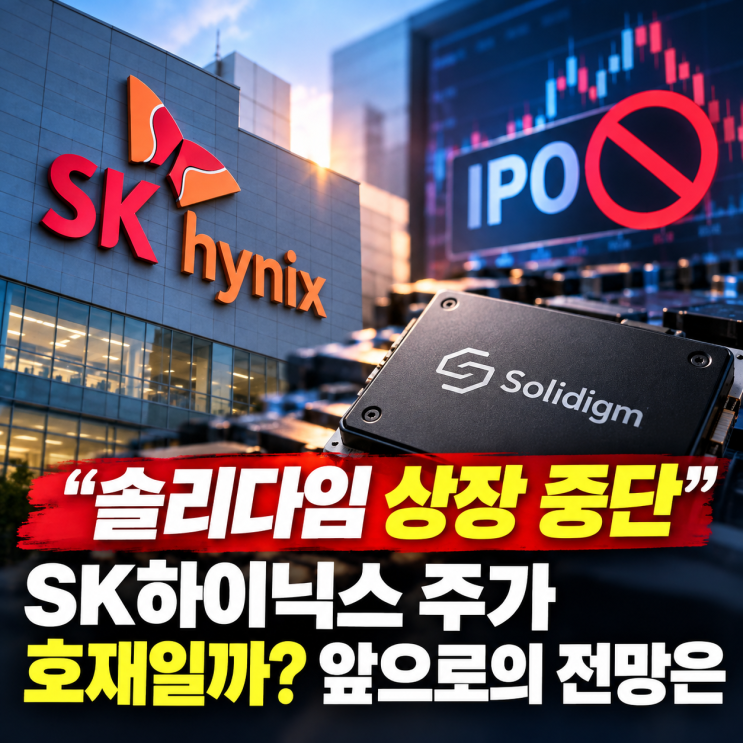 “<b>솔리다임</b> 상장 <b>중단</b>” SK하이닉스 주가 호재일까? 앞으로의 전망