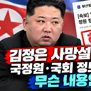 김정은 사망설 허위? 국정원 국회 정보위 보고…무슨 내용인가