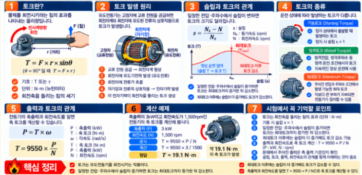 유도전동기의 토크, 속도,주파수 관계