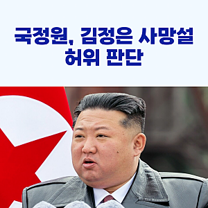 국정원, 김정은 사망설 허위 판단!