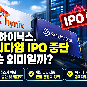 SK하이닉스, 솔리다임 IPO 중단 배경과 향후 전망 총정리