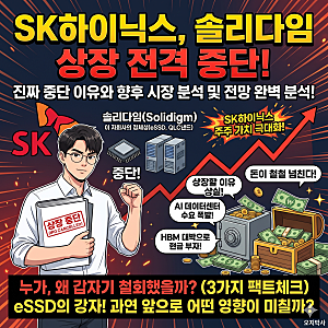 SK하이닉스, 솔리다임 상장(IPO) 전격 중단! 진짜 이유와 향후 시장 영향 완벽 분석 (오지박사)