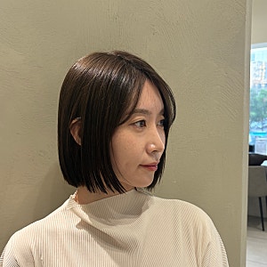 잠실 미용실 ㅣ 닥터 X 김지원 태슬컷  단발 머리 스타일 분석 무이 잠실점  강하린 디자이너