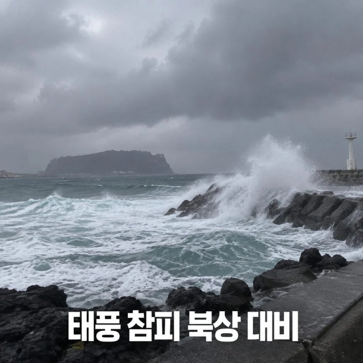 <b>태풍 참피 북상</b> 제주 강풍 폭우 대비 총정리