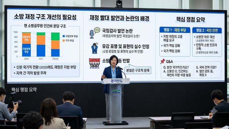 <b>추미애 소방</b>공무원 <b>인건비</b> 국가 부담 주장 배경과 쟁점 정리