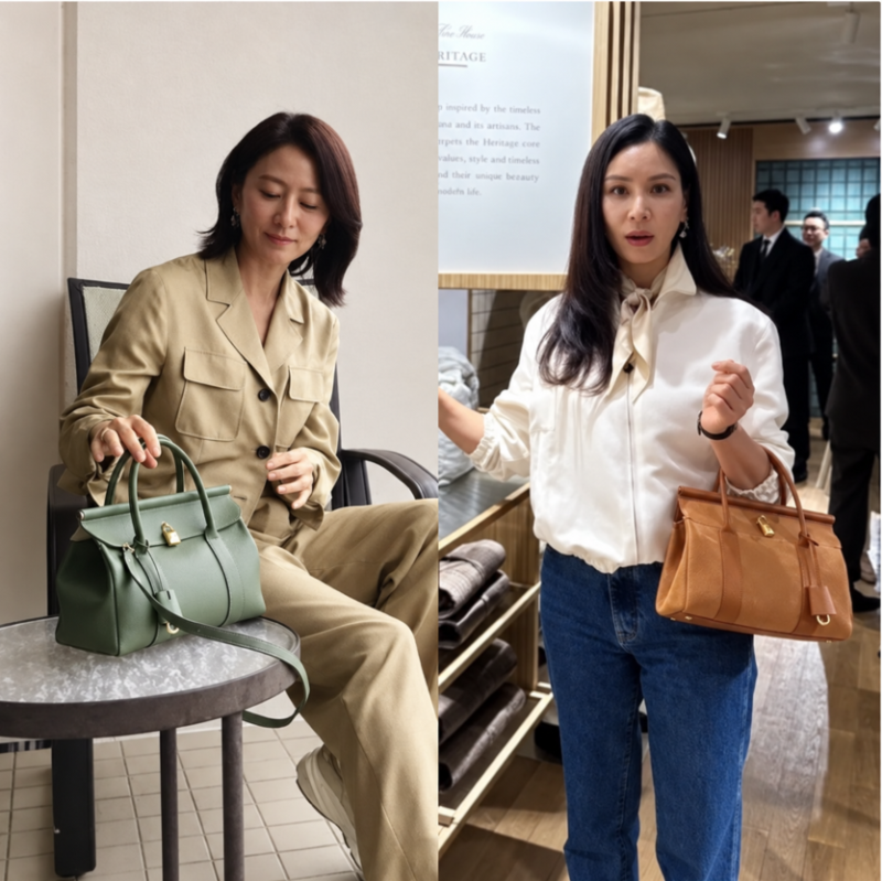 다섯 살 차이 김희애·고소영.. 같은 669만원 가방인데 룩은 정반대