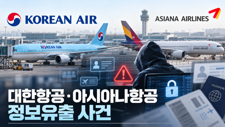 <b>대한항공</b> 해킹 아마데우스 <b>개인정보 유출</b>! 아시아나<b>항공</b>까지 피해, ....