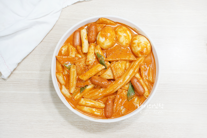 로제 떡볶이 레시피 우유로 소스 만들기까지