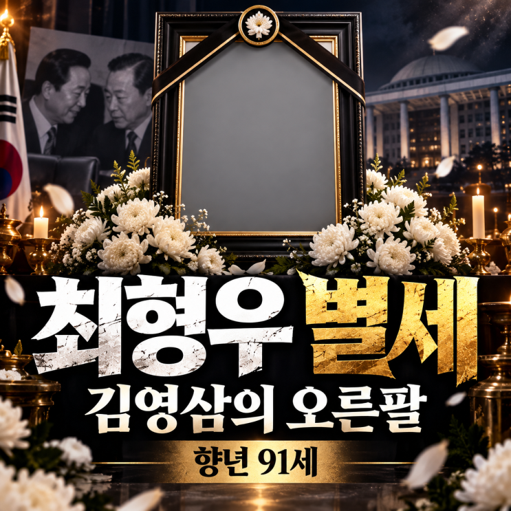 <b>최형우 전</b> 내무부 <b>장관 별세</b> 향년 91세 김영삼의 ‘우형우’는 누구?