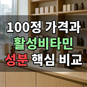 비맥스제트 가격 100정 규격 얼마일까? 핵심 활성비타민 성분 구성 차이와 약국 구매 조건 꼼....