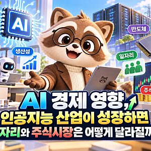 AI 경제 영향, 인공지능 산업이 성장하면 일자리와 주식시장은 어떻게 달라질까?