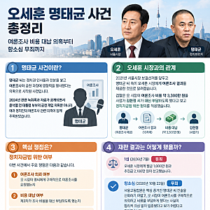 오세훈 명태균 사건 정리｜여론조사 비용 대납 의혹과 항소심 무죄 판결