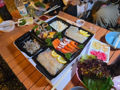 강화도횟집 맛집 천서리횟집 포장세트 푸짐하고 신선한 회와 해산물