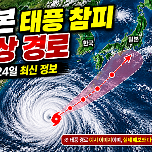 일본 태풍 참피 예상 경로, 어디로 향하나? 현재 위치와 주의 지역