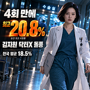 4회 만에 20% 뚫었다, 김지원 닥터X 시청률이 무섭게 오른 이유