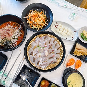 강릉 횟집 추천 참돔유비끼 물회 가성비 좋은 경포대 삼삼이네