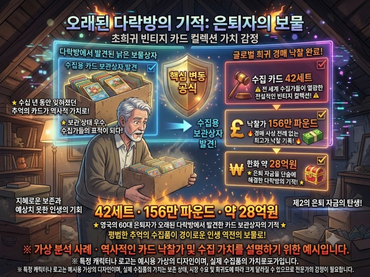 <b>포켓몬 카드</b> 28억 대박, 15년 된 수집품이 은퇴자금으로