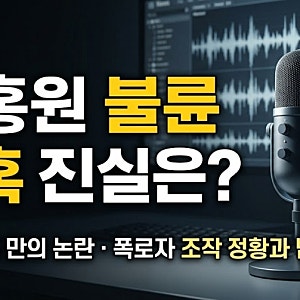 양홍원 불륜설 의혹 진실은? 폭로자 조작 정황과 소속사 법적 대응 전말