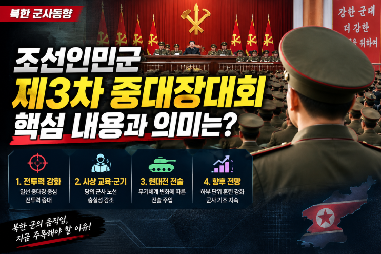 조선인민군 제3차 <b>중대장대회</b> 개최 배경과 주요 내용 총정리