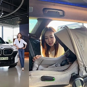 한다감, “결혼 6년 만에 얻은 첫아들” 위해…선물받은 BMW XM에 직접 카시트 설치