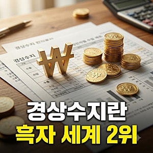 경상수지란? 한국 흑자 세계 2위 의미와 핵심 내용