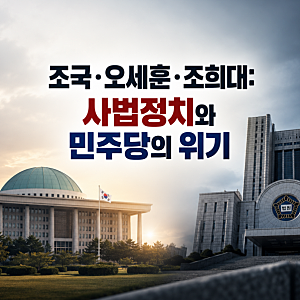 [정치칼럼] 조국 "오세훈 판결은 사법정치의 반격"... 민주당의 위기와 조희대 탄핵 가능성 총....