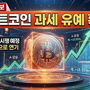 가상자산 과세 재유예 결론! 내년 코인 세금 또 미뤄진다 (4번째 유예 이유와 향후 전망)