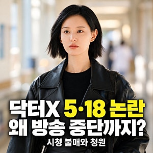 닥터X 5·18 시청불매 논란, 방송을 멈추라는 요구는 무엇을 문제 삼았나