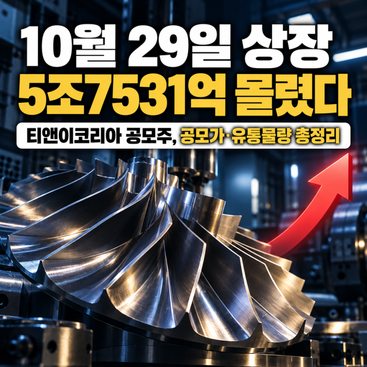<b>티앤이코리아</b> 상장일 10월 29일, 공모가·유통물량·의무보유확약 총....