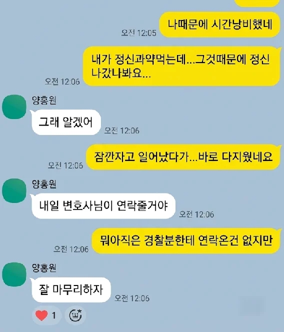 결혼 닷새 만에 불륜 폭로? <b>양홍원</b> 사건, <b>폭로자</b>의 돌연 사과와 카톡....